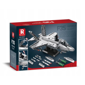 KLOCKI KONSTRUKCYJNE REOBRIX SAMOLOT WOJSKOWY F-35 LIGHTNING II FIGHTER JET
