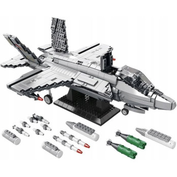 KLOCKI KONSTRUKCYJNE REOBRIX SAMOLOT WOJSKOWY F-35 LIGHTNING II FIGHTER JET