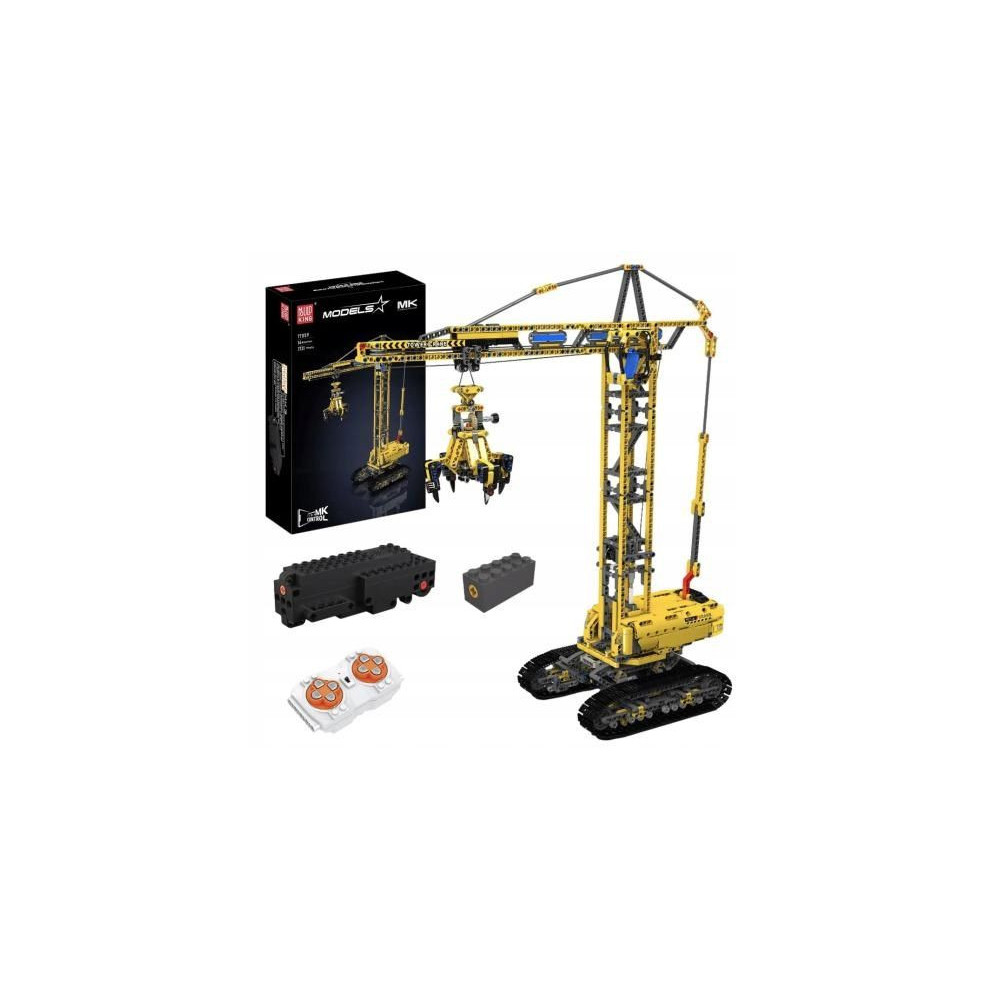 KLOCKI KONSTRUKCYJNE MOULD KING 17059 MOBILNY DŹWIG ŻURAW RC DO UŁOŻENIA