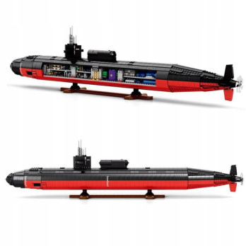 KLOCKI KONSTRUKCYJNE REOBRIX ŁÓDŹ PODWODNA Los Angeles-class SSN 2988 EL.