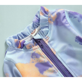 STRÓJ KĄPIELOWY DZIEWCZĘCY KOMBINEZON TIE DYE UV UPF50+ 128/134 6+LAT