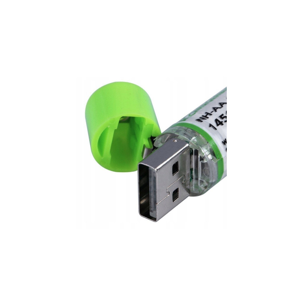 AKUMULATOR BATERIA AA ŁADOWANA USB 1450mAh ZESTAW 4 sztuki