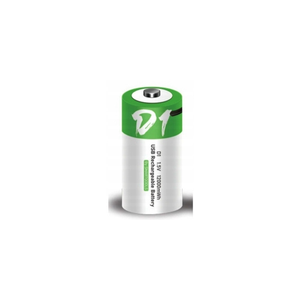 BATERIA AKUMULATOR SMARTOOOLS 1.5V D 650mAh USB-C 2SZT