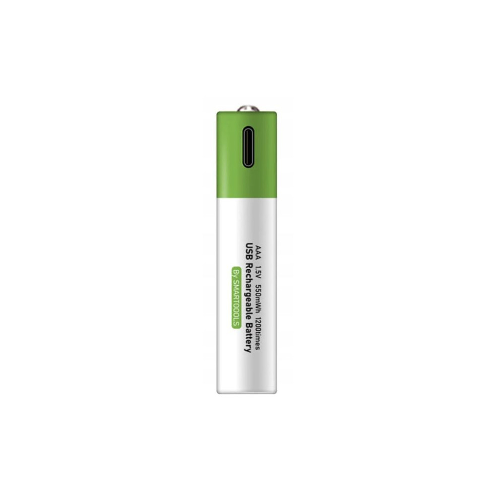 WIELOKROTNE BATERIE PALUSZKI AKUMULATORKI AAA 4 SZT ŁADOWANE KABLEM USB-C