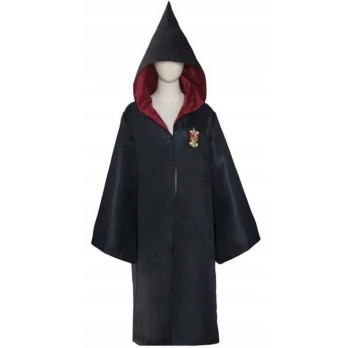 PRZEBRANIE STRÓJ HARRY POTTER GRYFFINDOR PELERYNA CZARODZIEJA ROZMIAR L