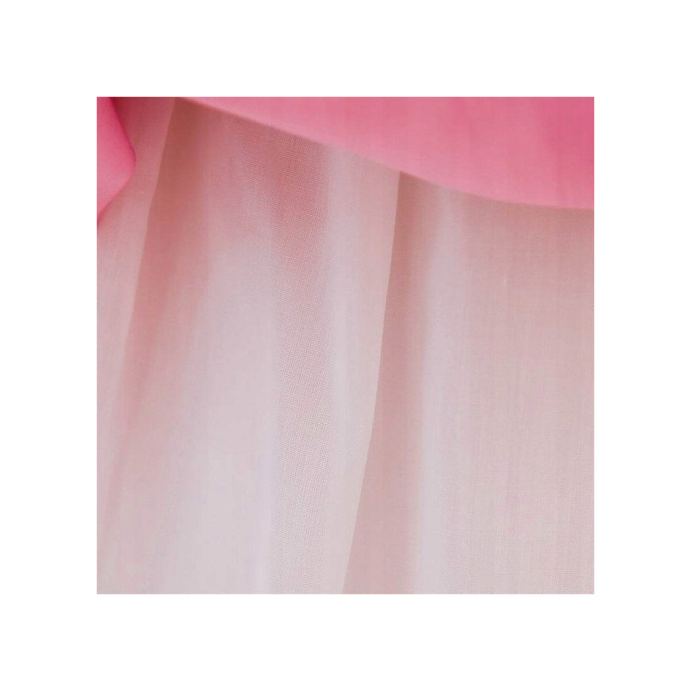 ŚLICZNA SUKIENKA DZIECIĘCA WIZYTOWA OKAZJE ROZKLOSZOWANA RÓŻOWA PINK 98/104