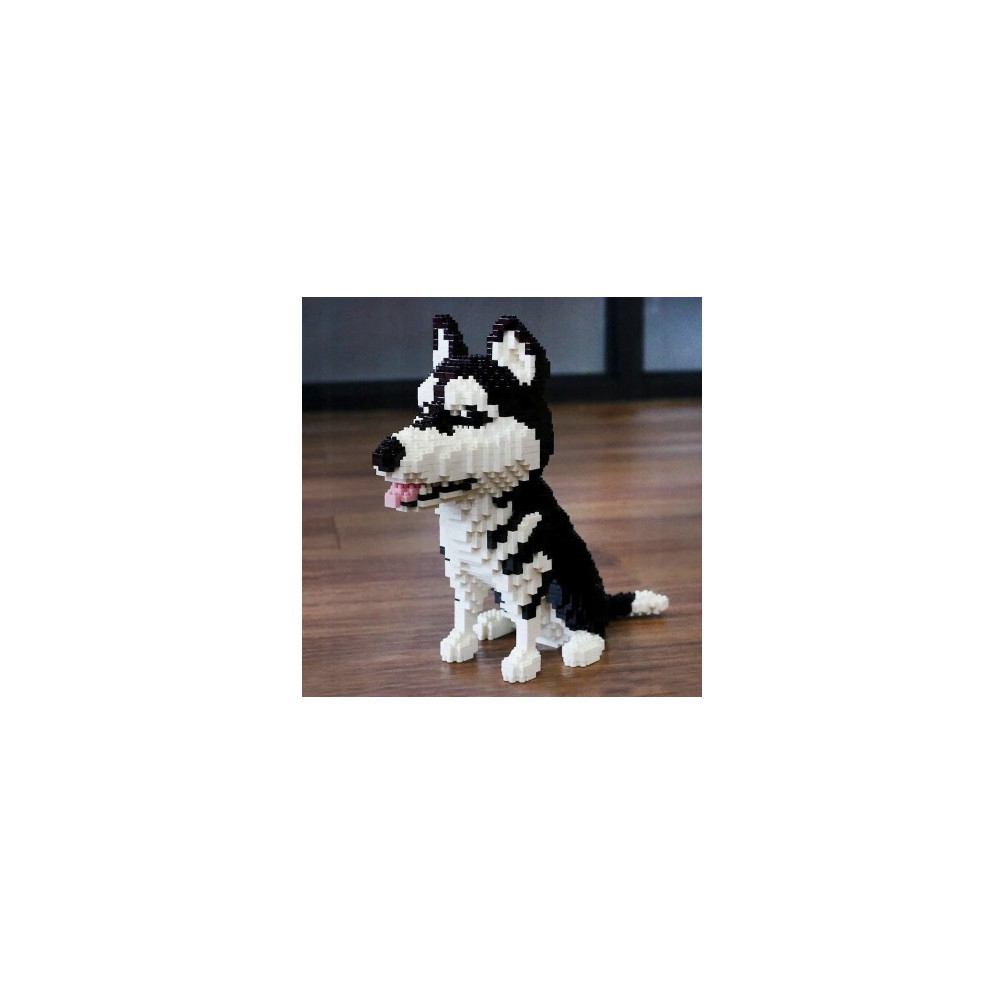 KLOCKI KONSTRUKCYJNE PIES HUSKY DOG 2100 ELEMENTÓW DLA DZIECI PREZENT