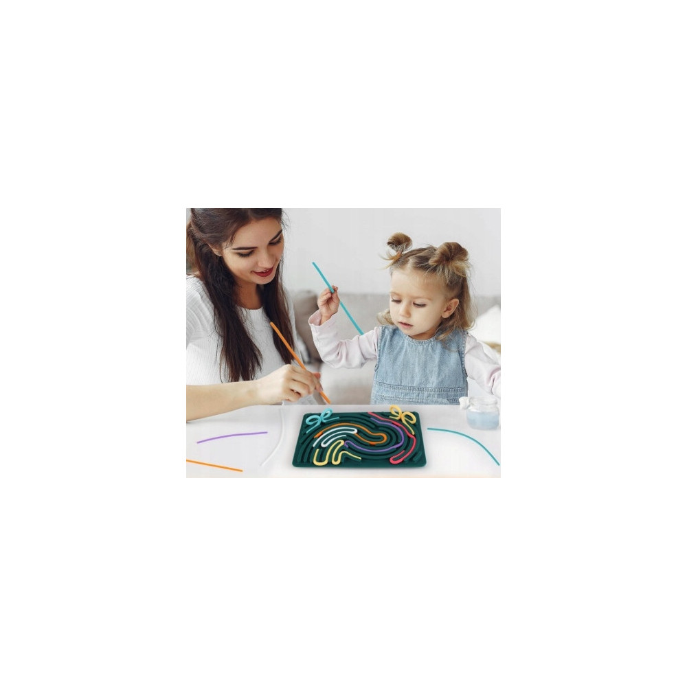 ZABAWKA SENSORYCZNA DLA DZIECI MATA EDUKACYJNA SILIKONOWA ALFABET