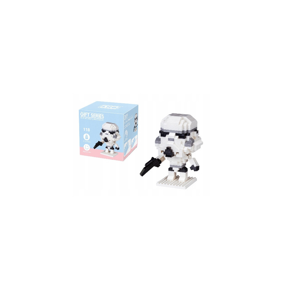 KLOCKI KONSTRUKCYJNE FIGURKA STORMTROOPER STAR WARS PREZENT DLA DZIECI