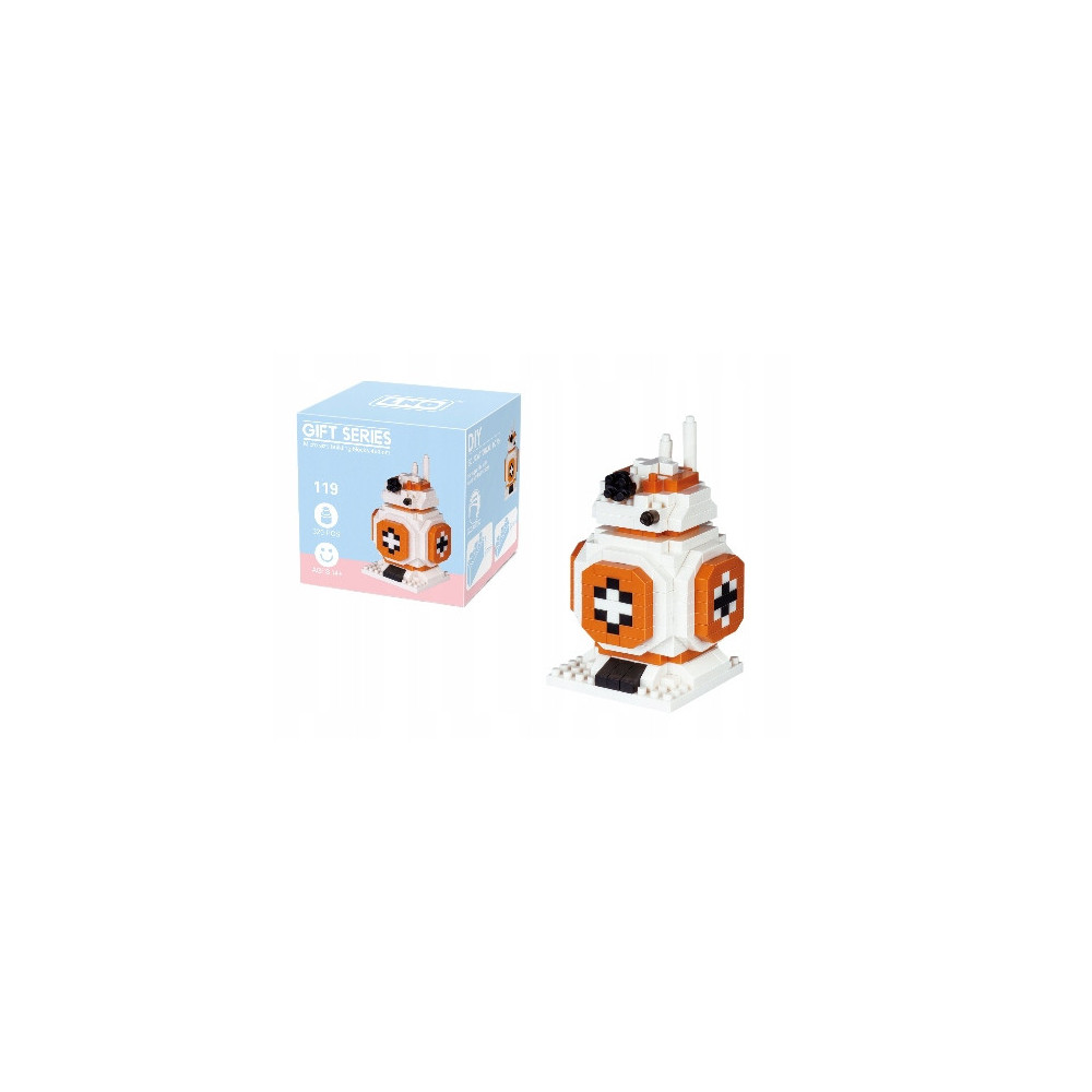 KLOCKI KONSTRUKCYJNE STAR WARS ROBOT BB-8 PREZENT DLA FANÓW DLA DZIECI