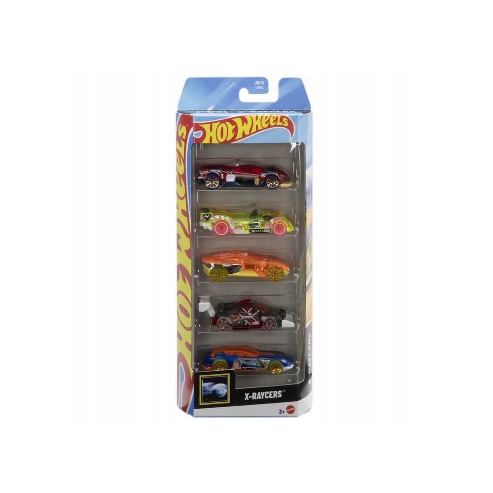 HOT WHEELS SAMOCHODZIKI 5-PAK ZESTAW POJAZDÓW X-RAYCERS JBJ74