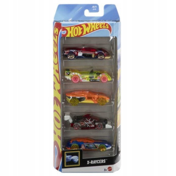 HOT WHEELS SAMOCHODZIKI 5-PAK ZESTAW POJAZDÓW X-RAYCERS JBJ74