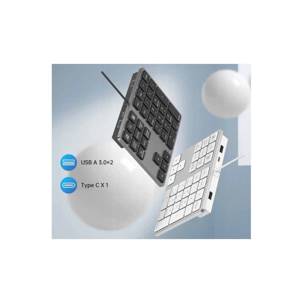 BEZPRZEWODOWA KLAWIATURA NUMERYCZNA HUB BLUETOOTH DO LAPTOPÓW