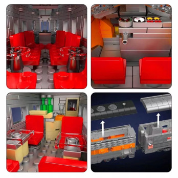 Mould King Klocki Konstrukcyjne Lokomotywa Spalinowa 12018S EMD F7 Technics