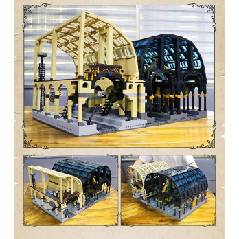 Mould King Zestaw Klocków 12011 Hogwart Peron 9 i 3/4 Stacja Do Magic TRAIN