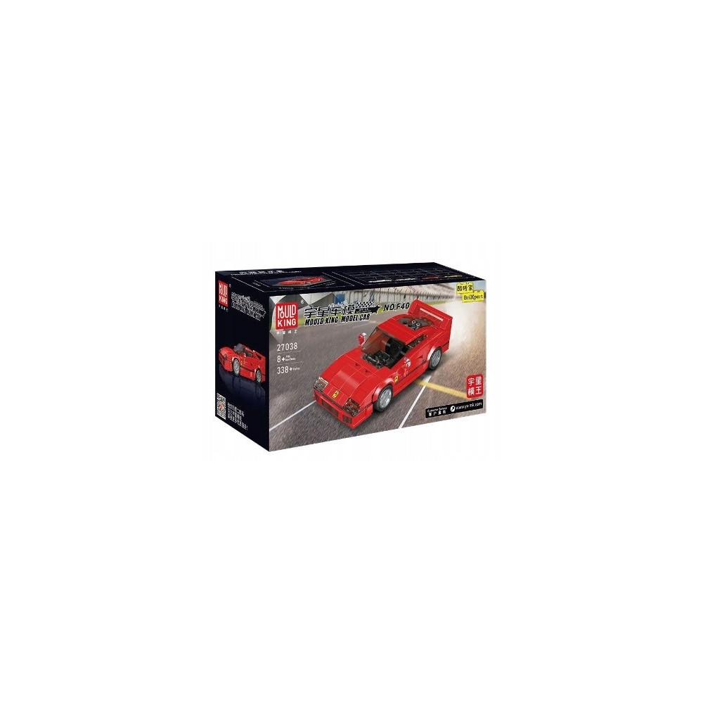 Mould King Klocki Konstrukcyjne 27038 Ferrari F40 Czerwone Red Auto