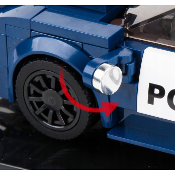 Mould King Klocki Konstrukcyjne 27002 Roadblock Policja Auto Policyjne