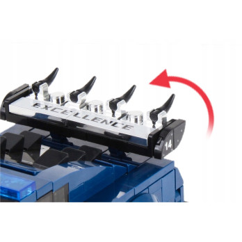 Mould King Klocki Konstrukcyjne 27002 Roadblock Policja Auto Policyjne