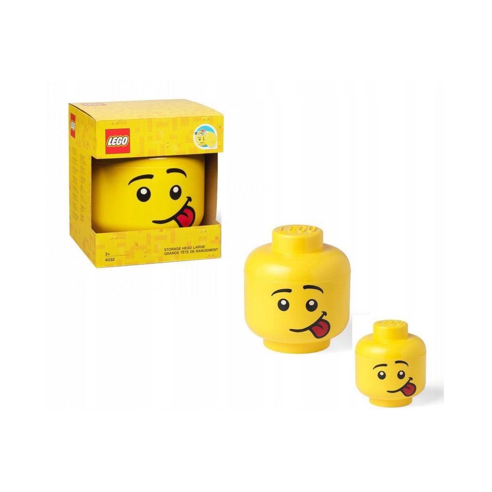 LEGO Classic 43340801 Zestaw pojemników na LEGO Głuptasek Głowa Tilly