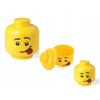 LEGO Classic 43340801 Zestaw pojemników na LEGO Głuptasek Głowa Tilly