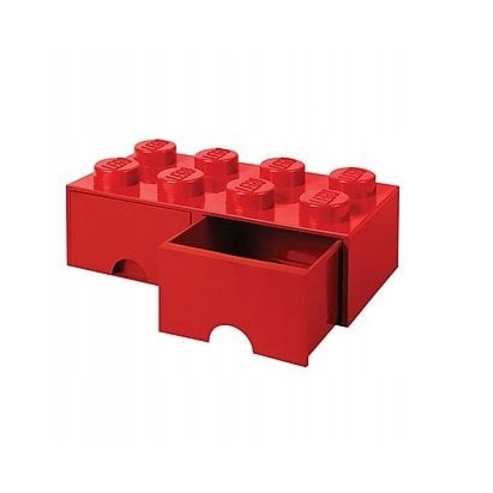 Pojemnik na klocki LEGO Brick Drawer Red czerwony do przechowywania