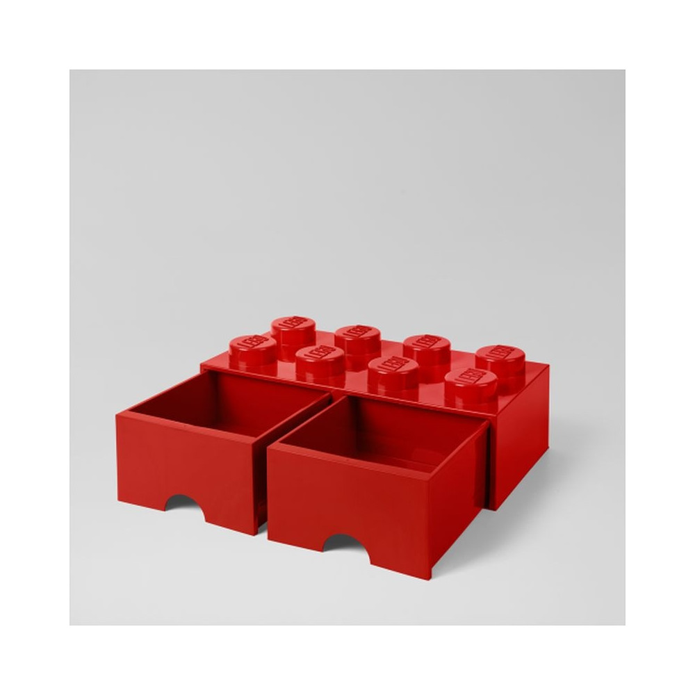Pojemnik na klocki LEGO Brick Drawer Red czerwony do przechowywania