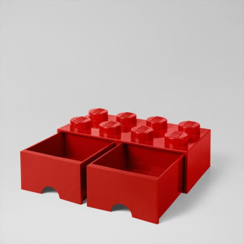 Pojemnik na klocki LEGO Brick Drawer Red czerwony do przechowywania
