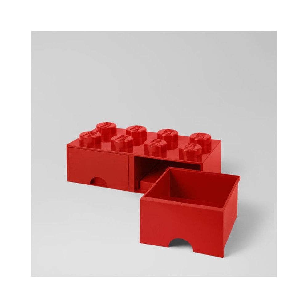 Pojemnik na klocki LEGO Brick Drawer Red czerwony do przechowywania