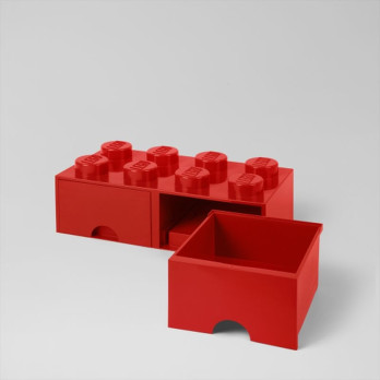 Pojemnik na klocki LEGO Brick Drawer Red czerwony do przechowywania