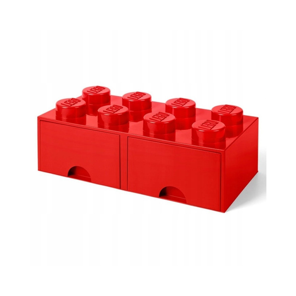 Pojemnik na klocki LEGO Brick Drawer Red czerwony do przechowywania