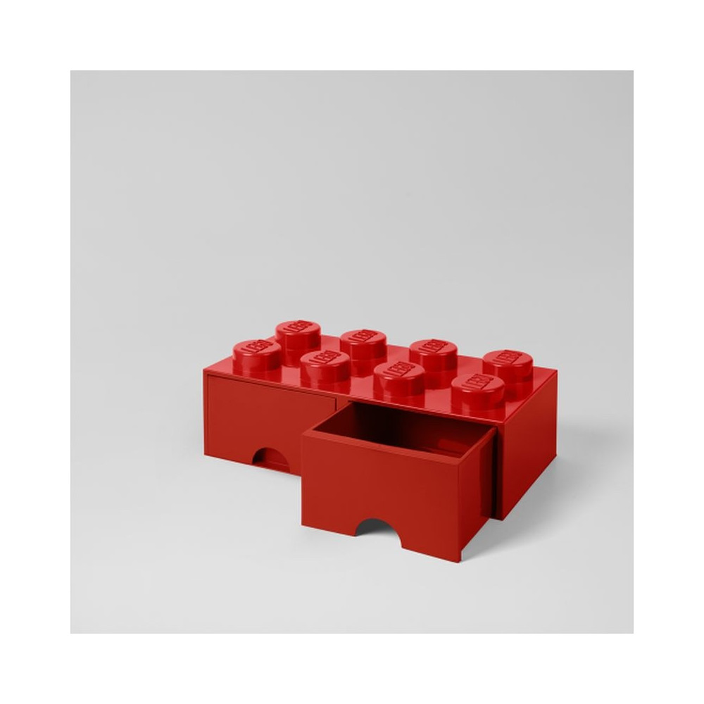 Pojemnik na klocki LEGO Brick Drawer Red czerwony do przechowywania