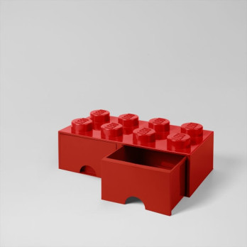 Pojemnik na klocki LEGO Brick Drawer Red czerwony do przechowywania