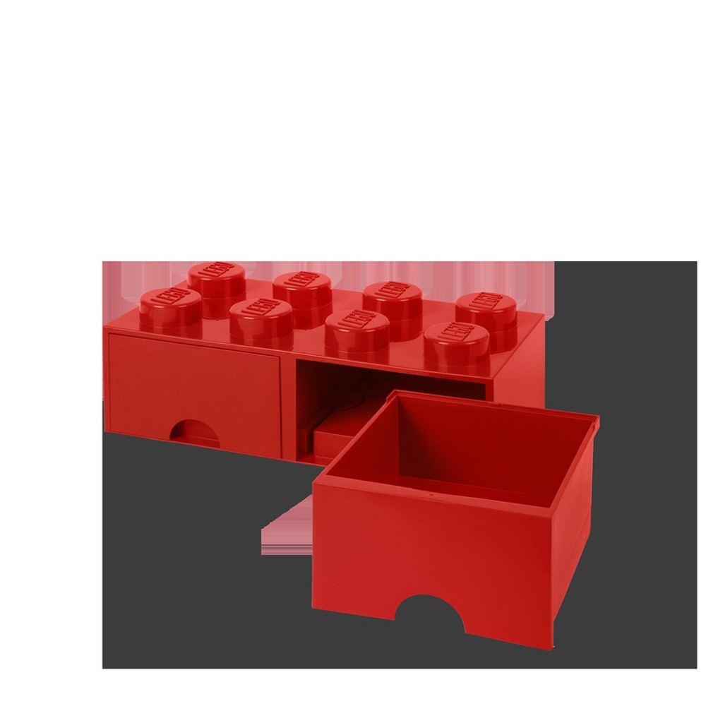 Pojemnik na klocki LEGO Brick Drawer Red czerwony do przechowywania
