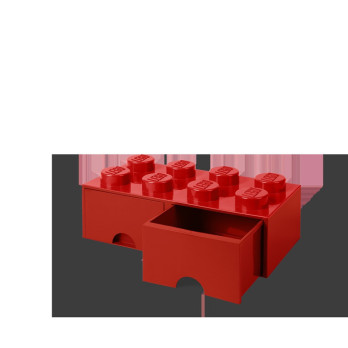 Pojemnik na klocki LEGO Brick Drawer Red czerwony do przechowywania