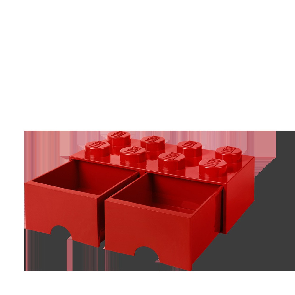 Pojemnik na klocki LEGO Brick Drawer Red czerwony do przechowywania