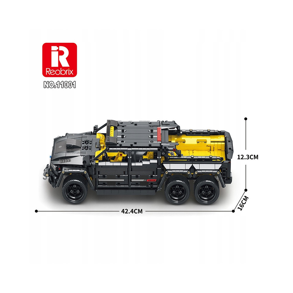 KLOCKI REOBRIX 11001-S LUKSUSOWY SUPER SAMOCHÓD AUTO MERCEDES G700 2162 el.