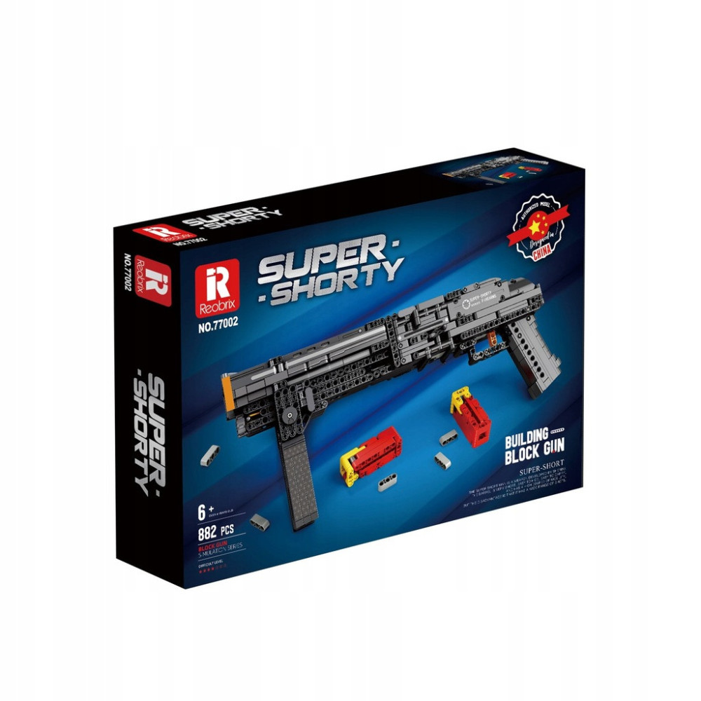 KLOCKI REOBRIX 77002 SUPER SHORTY POTĘGA W KOMPAKTOWEJ FORMIE 882 elementy