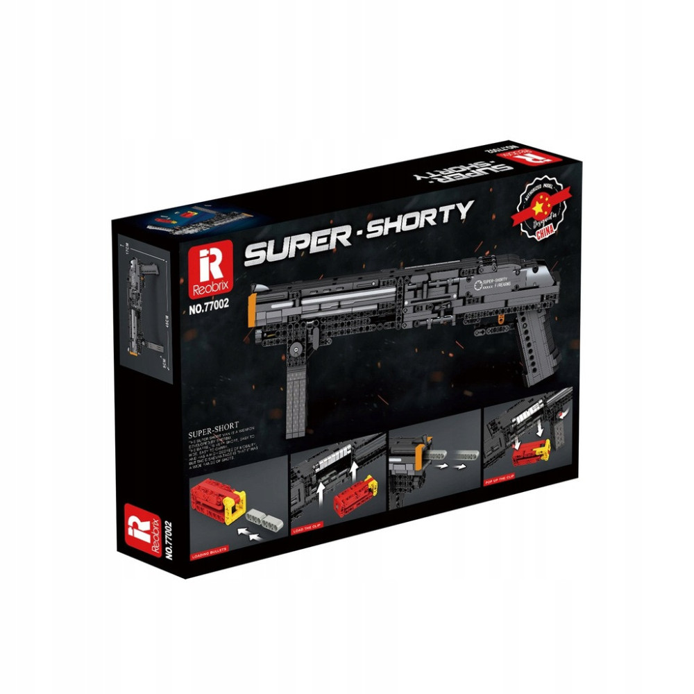 KLOCKI REOBRIX 77002 SUPER SHORTY POTĘGA W KOMPAKTOWEJ FORMIE 882 elementy