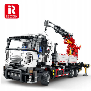KLOCKI REOBRIX 22011 CIĘŻARÓWKA DZWIG FULL FUNCTION CRANE 2328 elementów