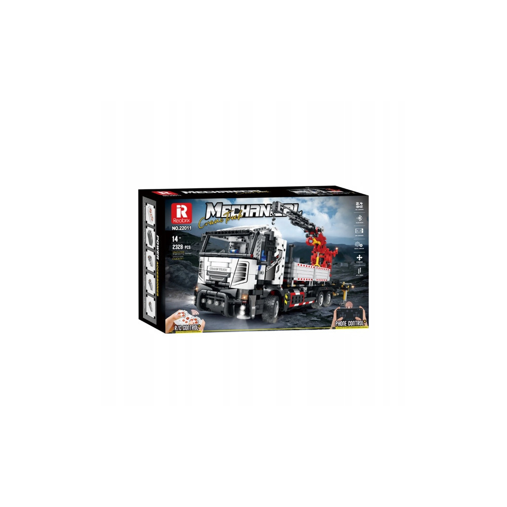 KLOCKI REOBRIX 22011 CIĘŻARÓWKA DZWIG FULL FUNCTION CRANE 2328 elementów