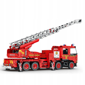 KLOCKI REOBRIX WÓZ STRAŻACKI FIRE FIGHTING LADDER TRUCK 3266 KLOCKI PREZENT