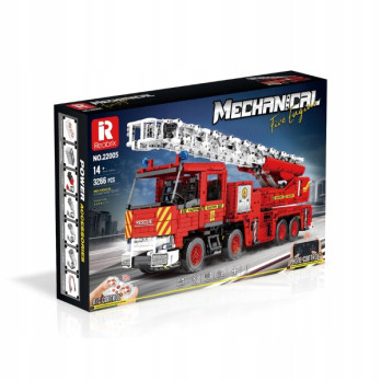 KLOCKI REOBRIX WÓZ STRAŻACKI FIRE FIGHTING LADDER TRUCK 3266 KLOCKI PREZENT