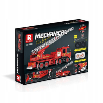 KLOCKI REOBRIX WÓZ STRAŻACKI FIRE FIGHTING LADDER TRUCK 3266 KLOCKI PREZENT