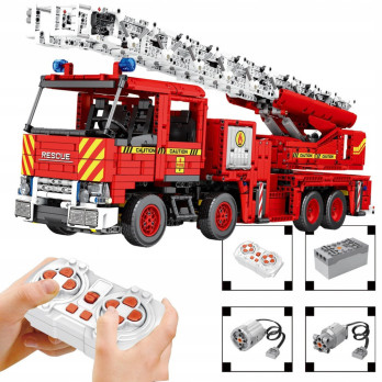 KLOCKI REOBRIX WÓZ STRAŻACKI FIRE FIGHTING LADDER TRUCK 3266 KLOCKI PREZENT