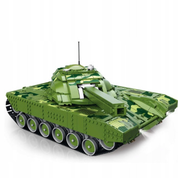 Klocki REOBRIX RC CZOŁG WOJSKOWY 55026 1516 KLOCKÓW ZDALNIE STEROWANY