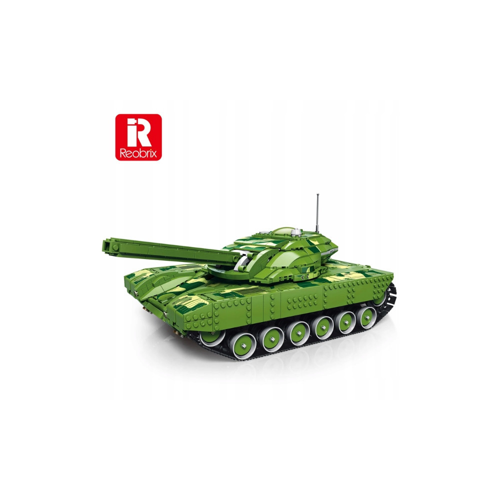 Klocki REOBRIX RC CZOŁG WOJSKOWY 55026 1516 KLOCKÓW ZDALNIE STEROWANY