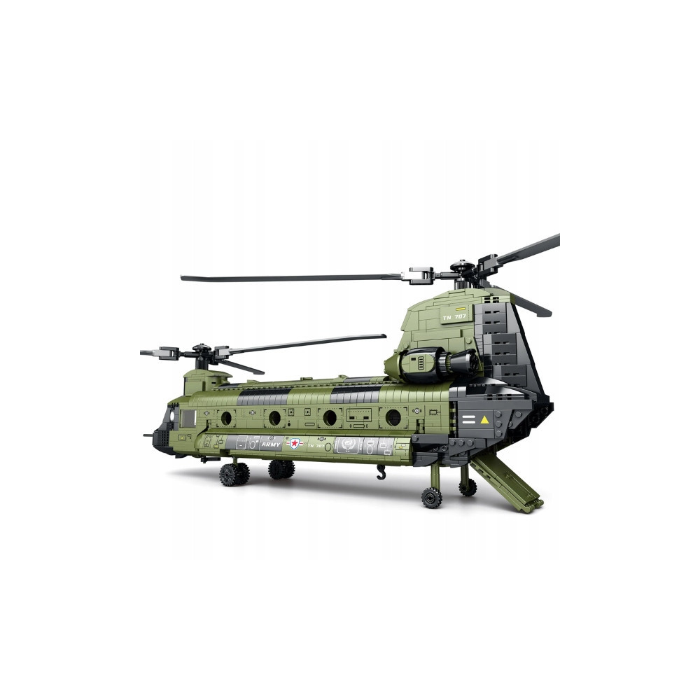 Klocki konstrykcyjne REOBRIX 33031 HELICOPTER 1622 el Boeing CH-47 Chinook