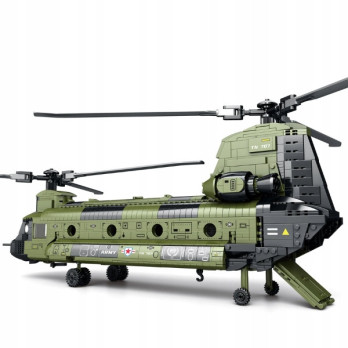 Klocki konstrykcyjne REOBRIX 33031 HELICOPTER 1622 el Boeing CH-47 Chinook