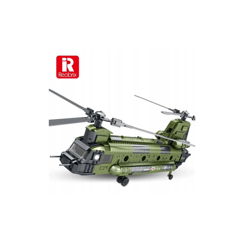 Klocki konstrykcyjne REOBRIX 33031 HELICOPTER 1622 el Boeing CH-47 Chinook