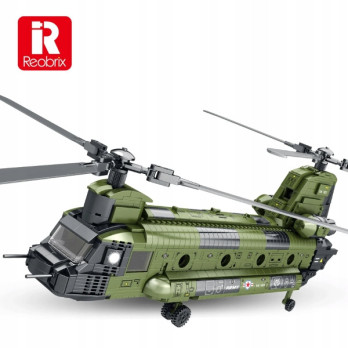 Klocki konstrykcyjne REOBRIX 33031 HELICOPTER 1622 el Boeing CH-47 Chinook
